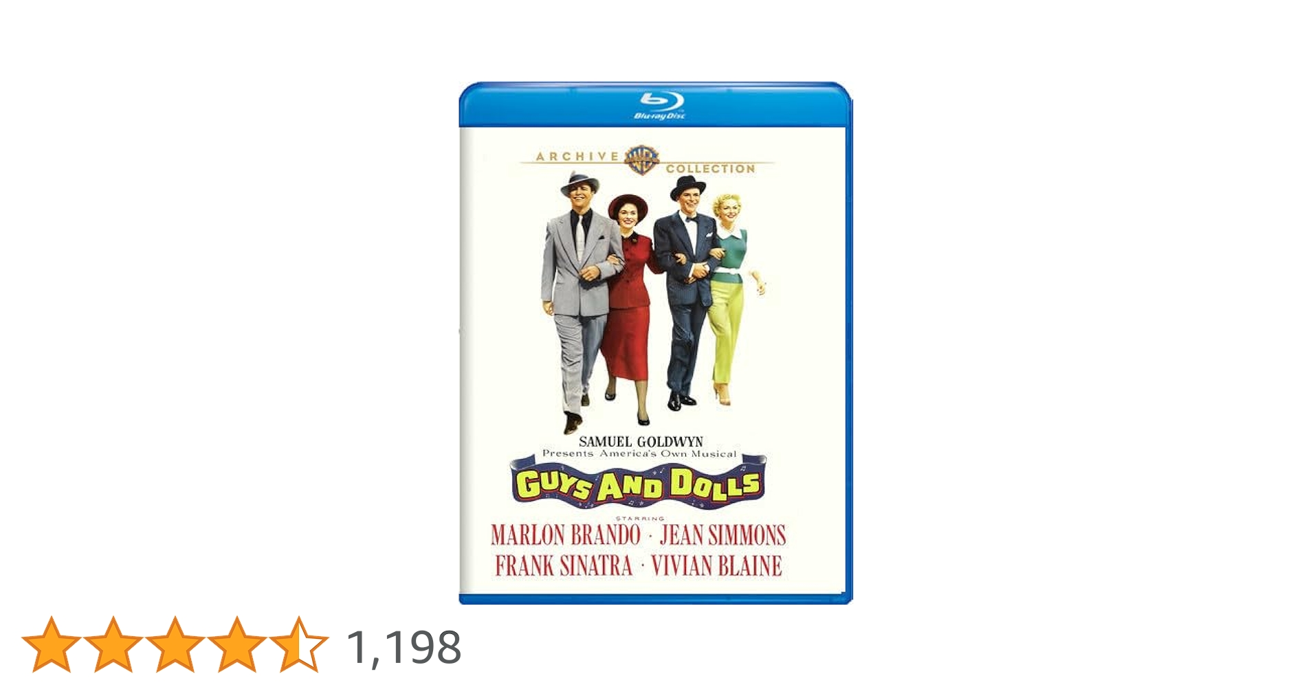 Amazon.co.jp: Guys and Dolls [Blu-ray] : Marlon Brando, Jean